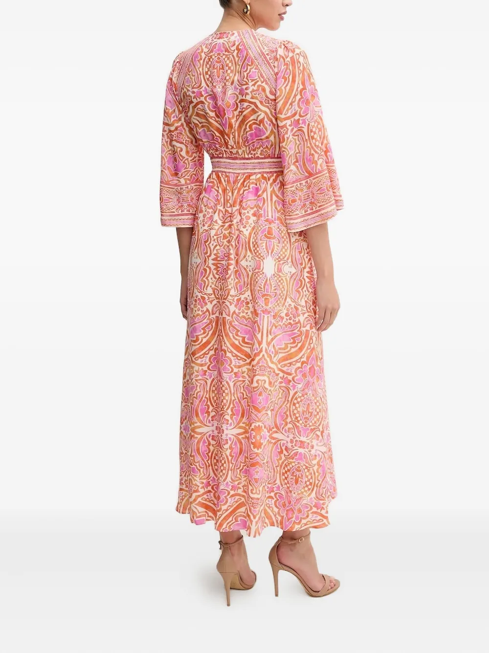 Hale Bob Maxi-jurk met V-hals - Roze
