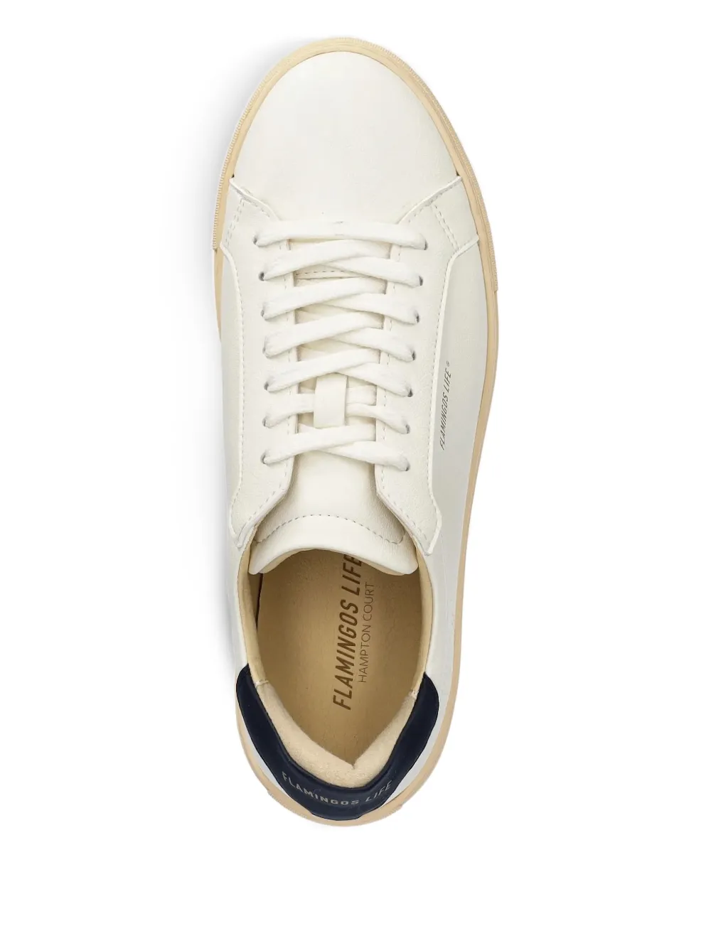 Flamingos Leather Sneakers In White