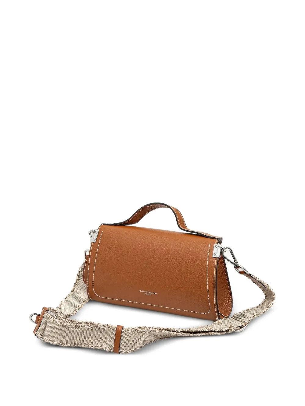 GIANNI CHIARINI شنطة كروس جلد بزينة عقدة | Image 2