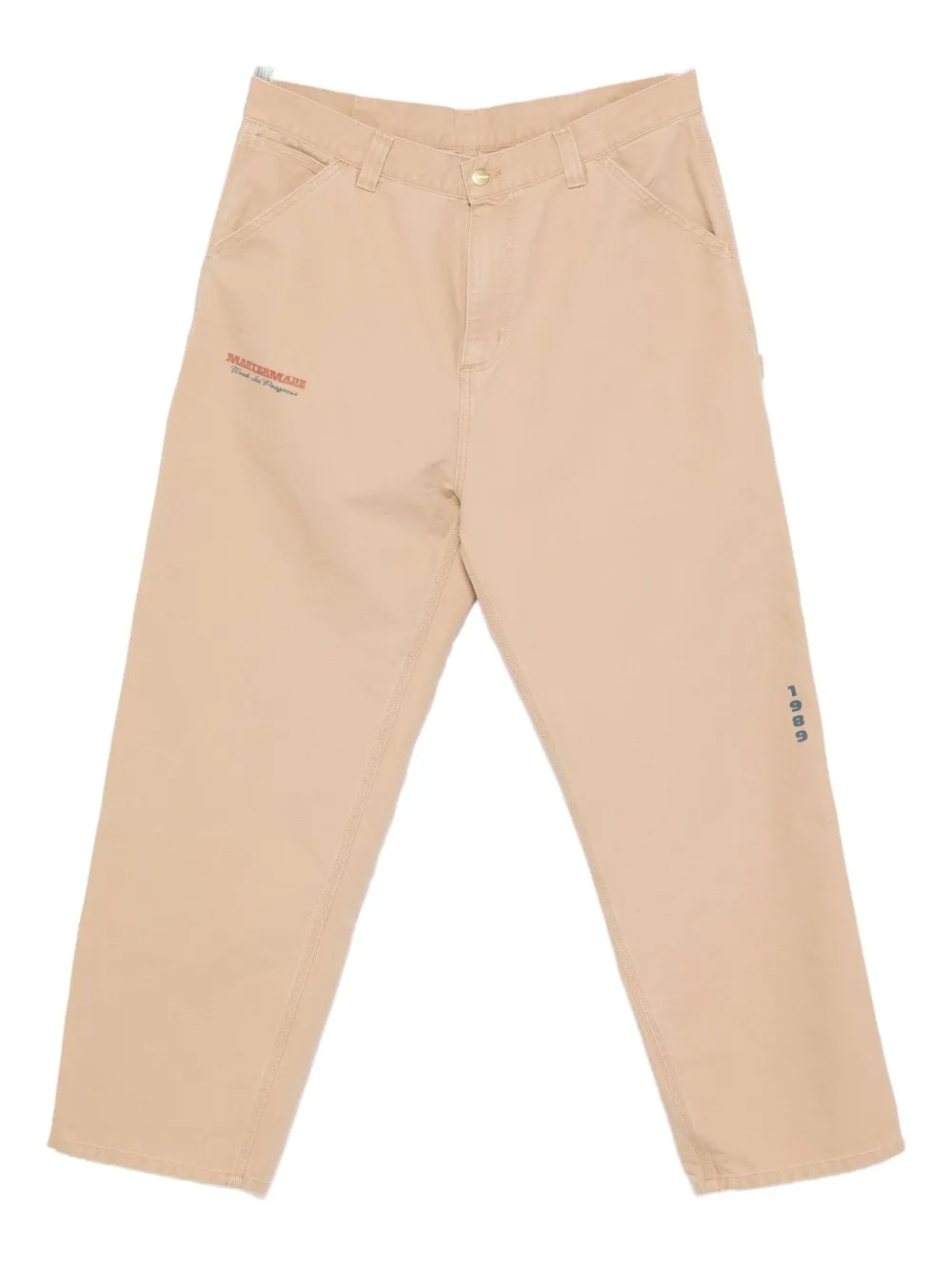 Carhartt WIP OG Single Knee Graphic Pant tool-pocket trousers Beige