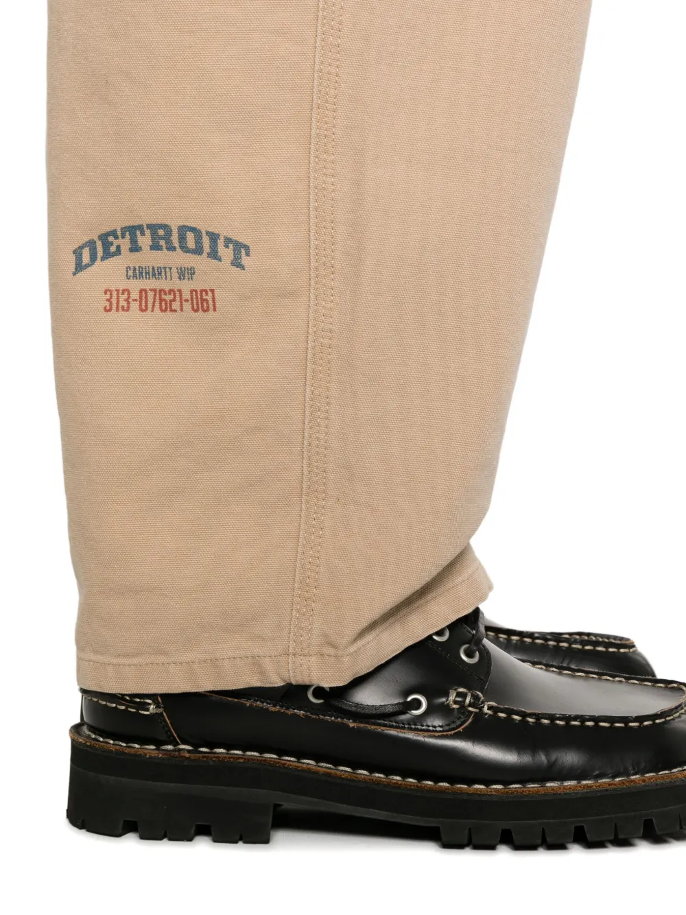 Carhartt WIP OG Single Knee Graphic Pant tool-pocket trousers Beige