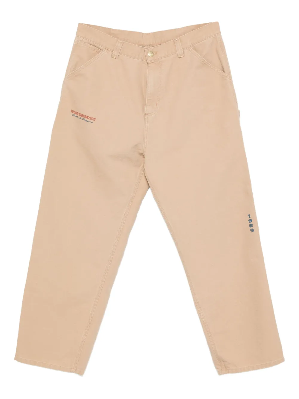 Carhartt WIP OG Single Knee Graphic Pant tool-pocket trousers Beige