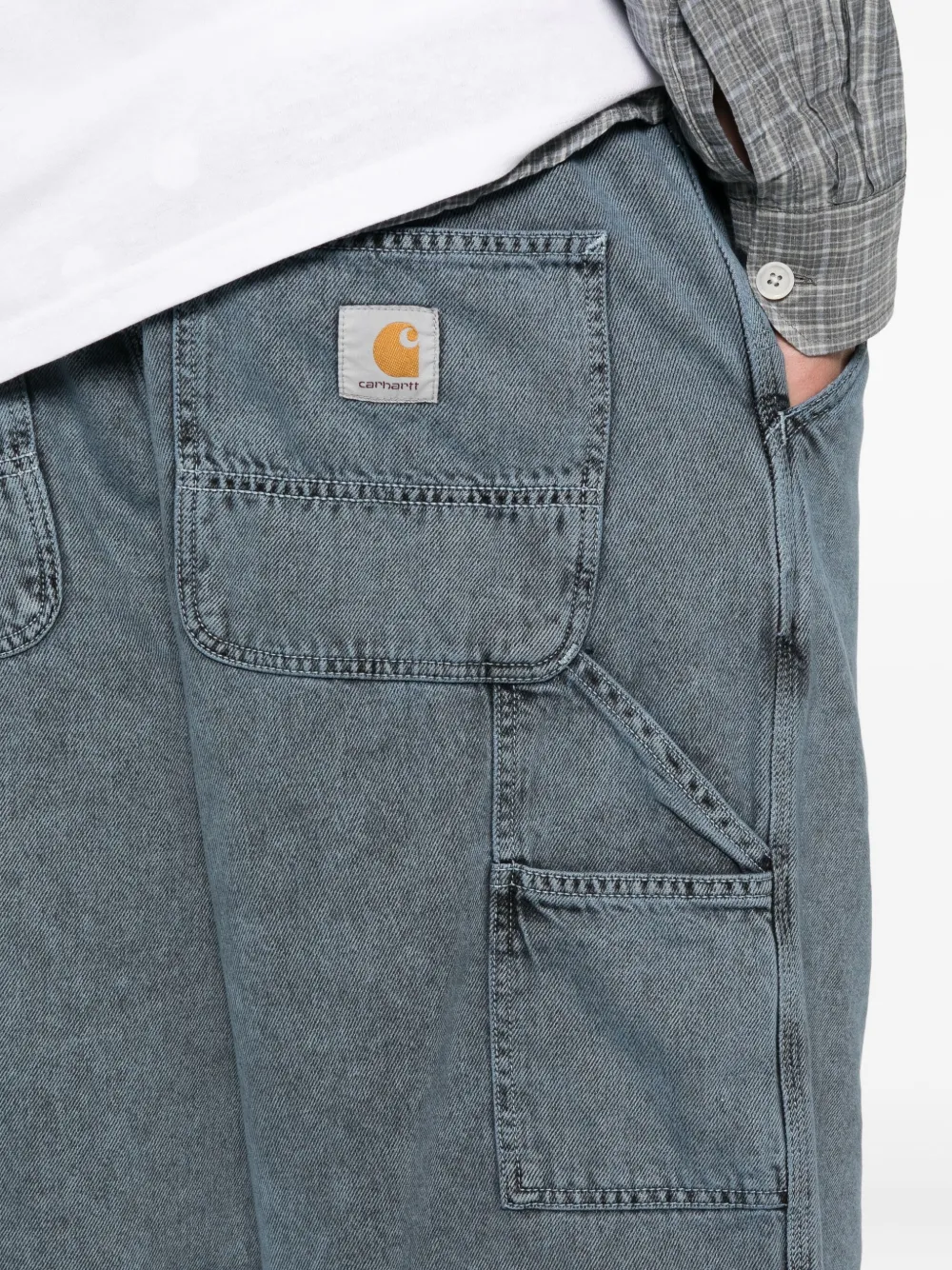 Carhartt WIP OG Single Knee Pant cotton trousers Blauw