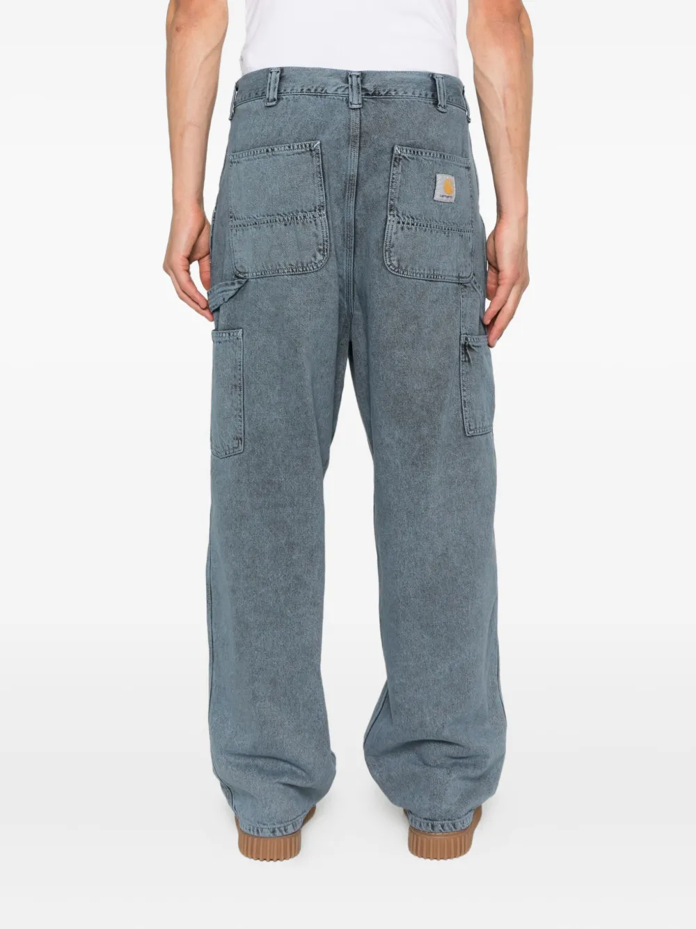 Carhartt WIP OG Single Knee Pant cotton trousers Blauw