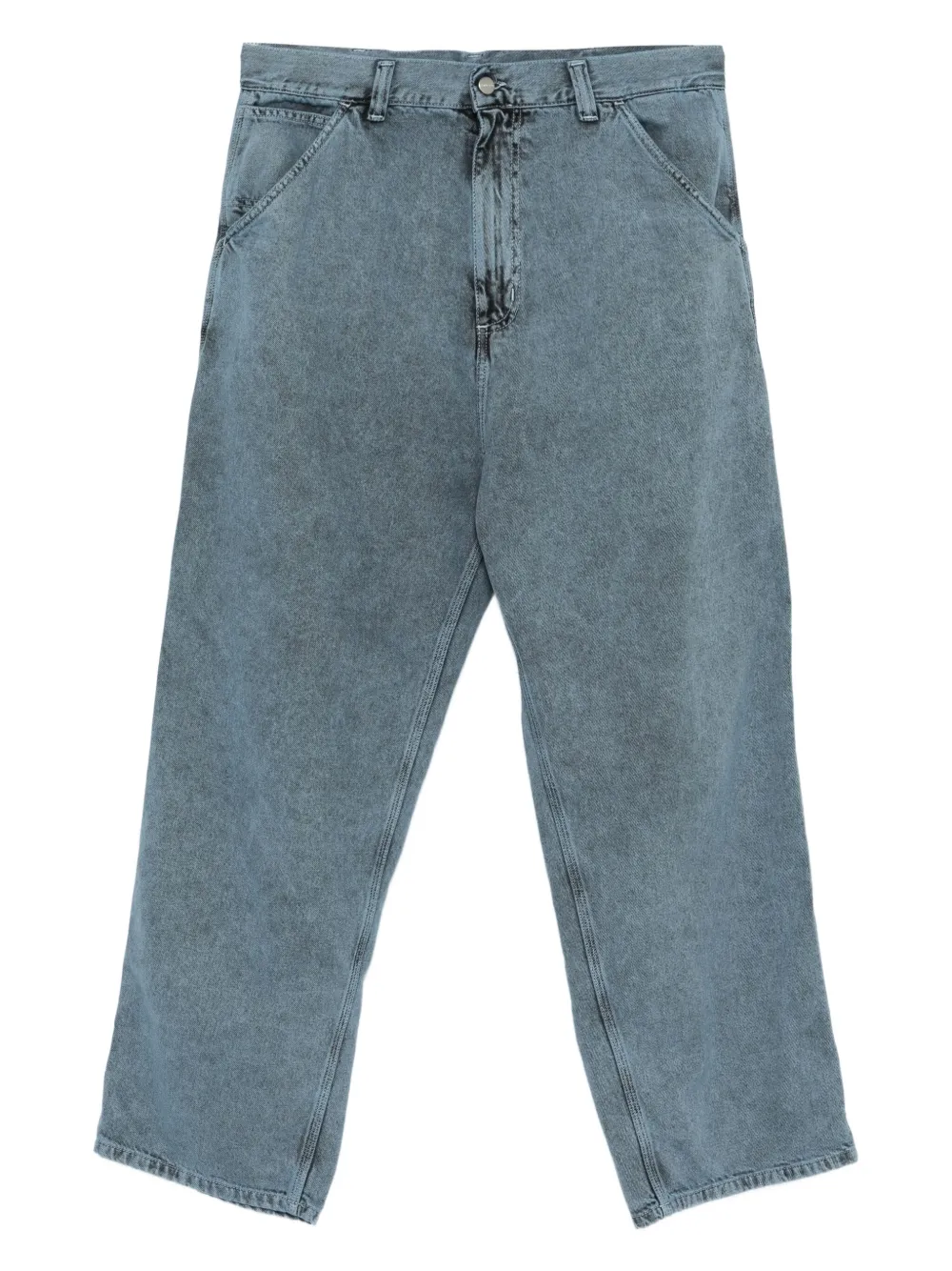 Carhartt WIP OG Single Knee Pant cotton trousers Blauw