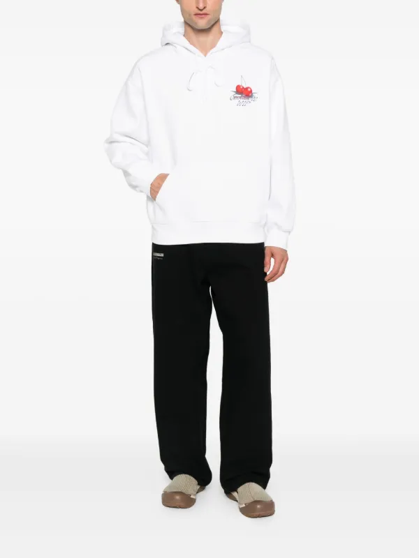 Carhartt WIP cherry-print Hoodie | White | FARFETCH