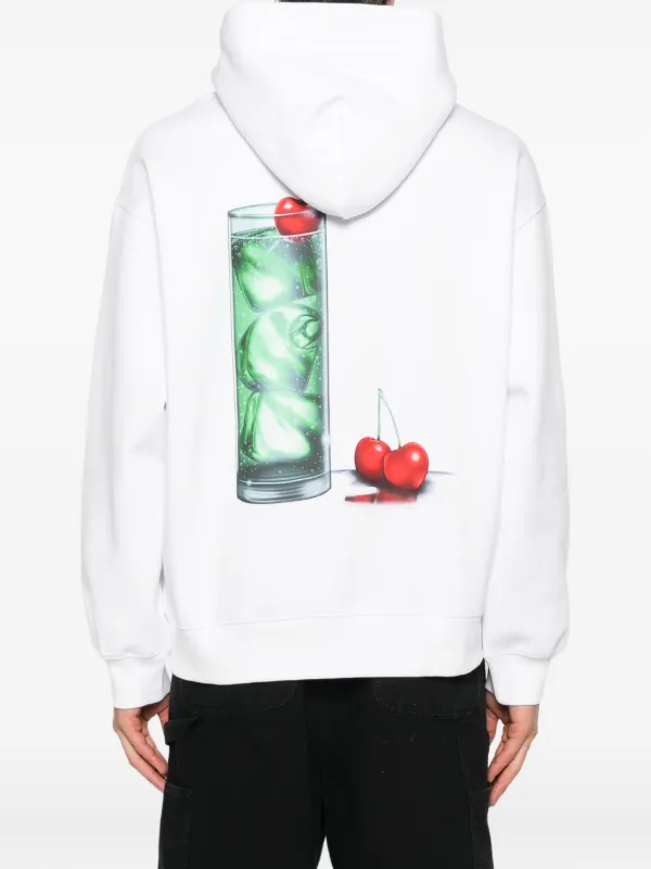 Carhartt WIP cherry-print Hoodie | White | FARFETCH