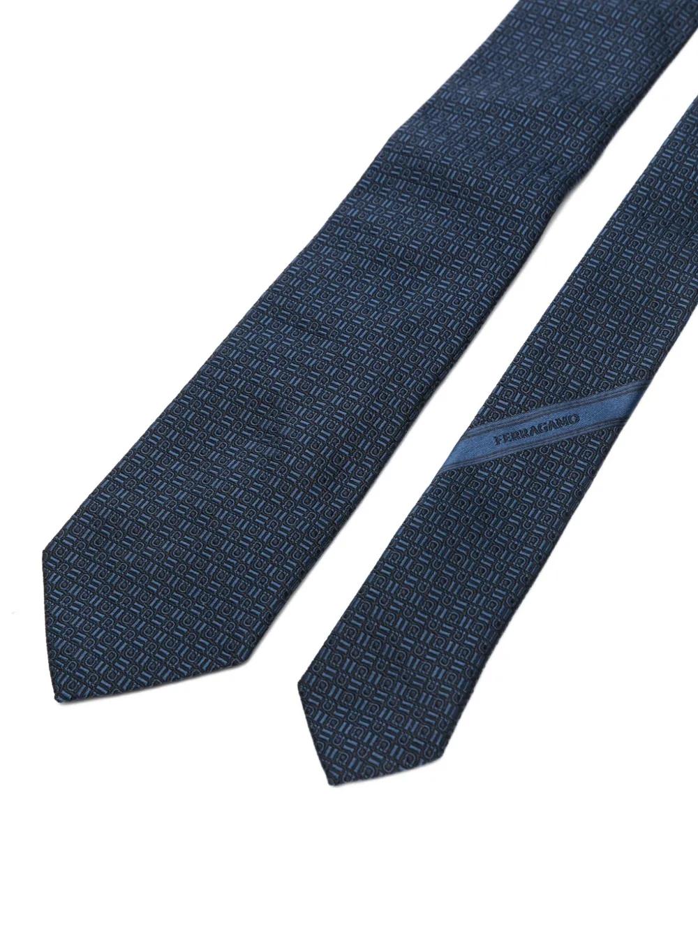 Ferragamo geometric-pattern silk tie | Image 2