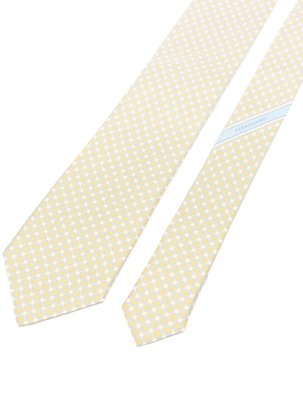 Ferragamo geometric-pattern silk tie | Image 2