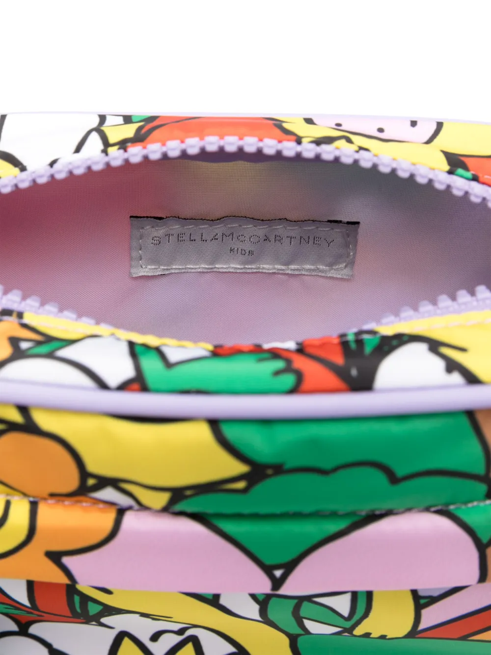 Stella McCartney Kids graphic-print shoulder bag Groen