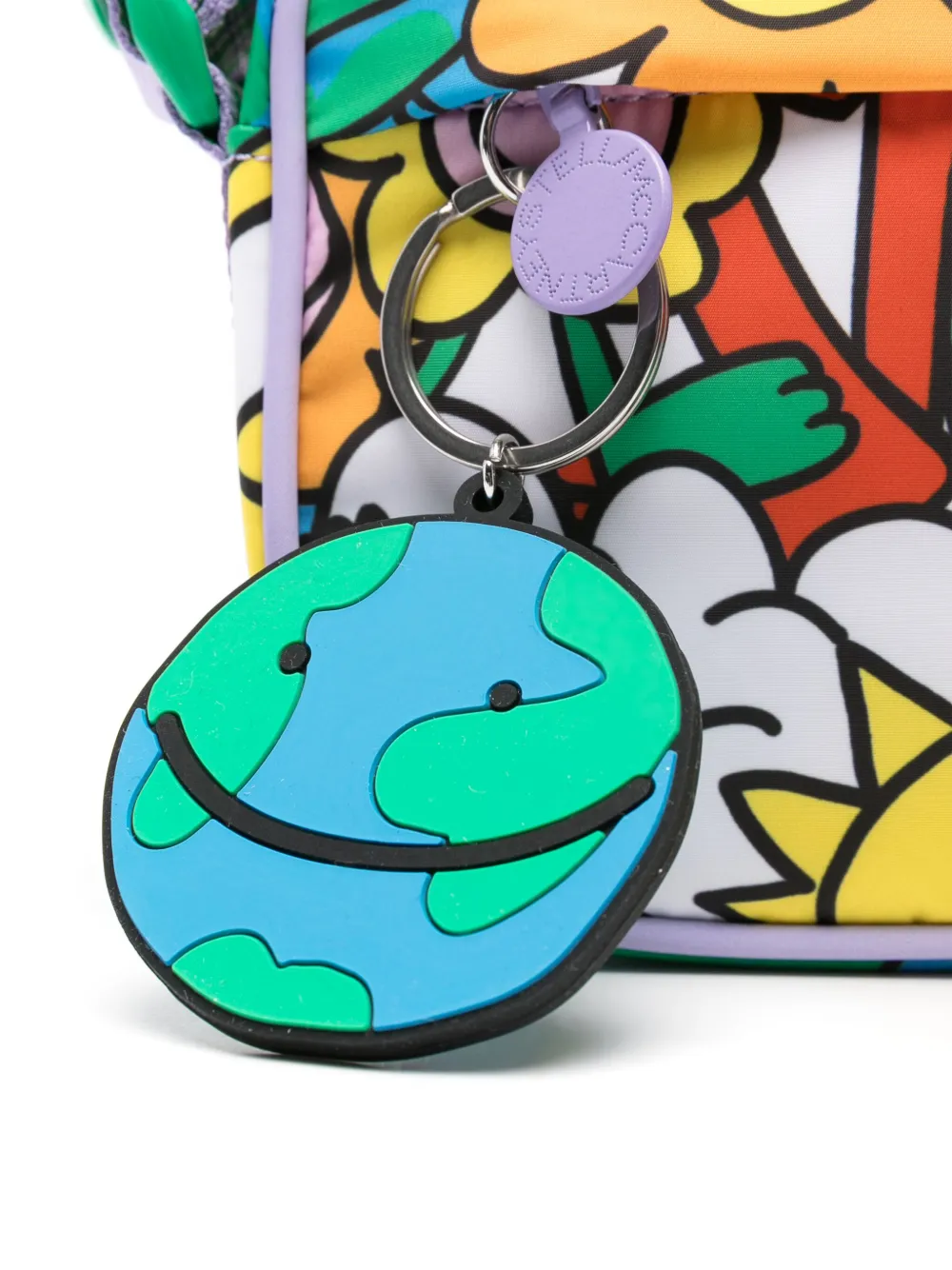 Stella McCartney Kids graphic-print shoulder bag Groen