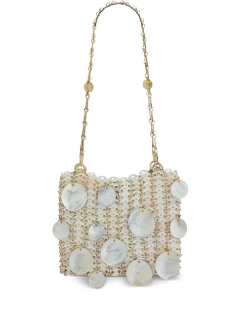 Rabanne 1969 shell-embellished chain mini bag