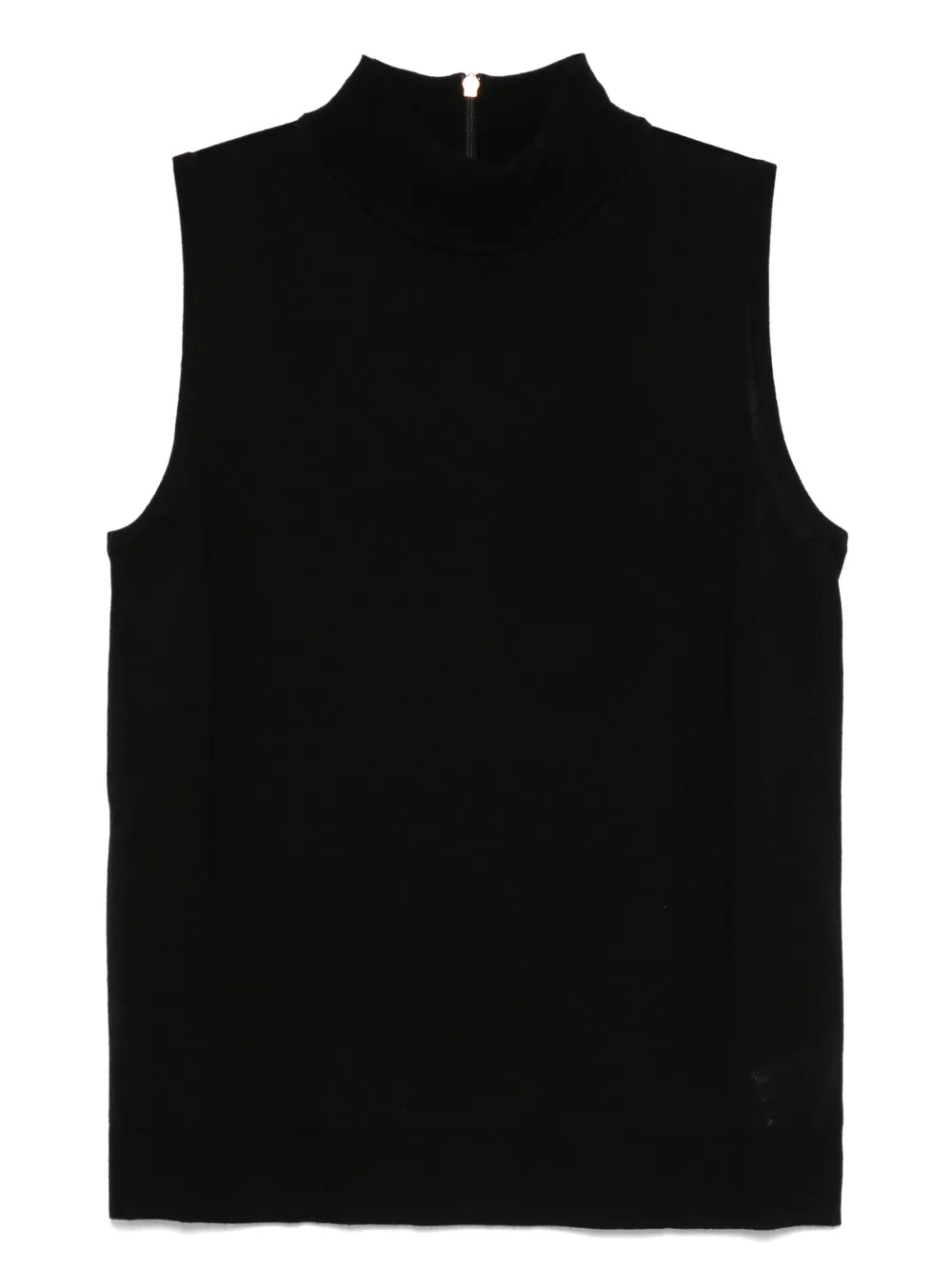Michael Kors high-neck sleeveless top Zwart