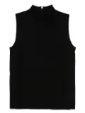 Michael Michael Kors high-neck sleeveless top - Black