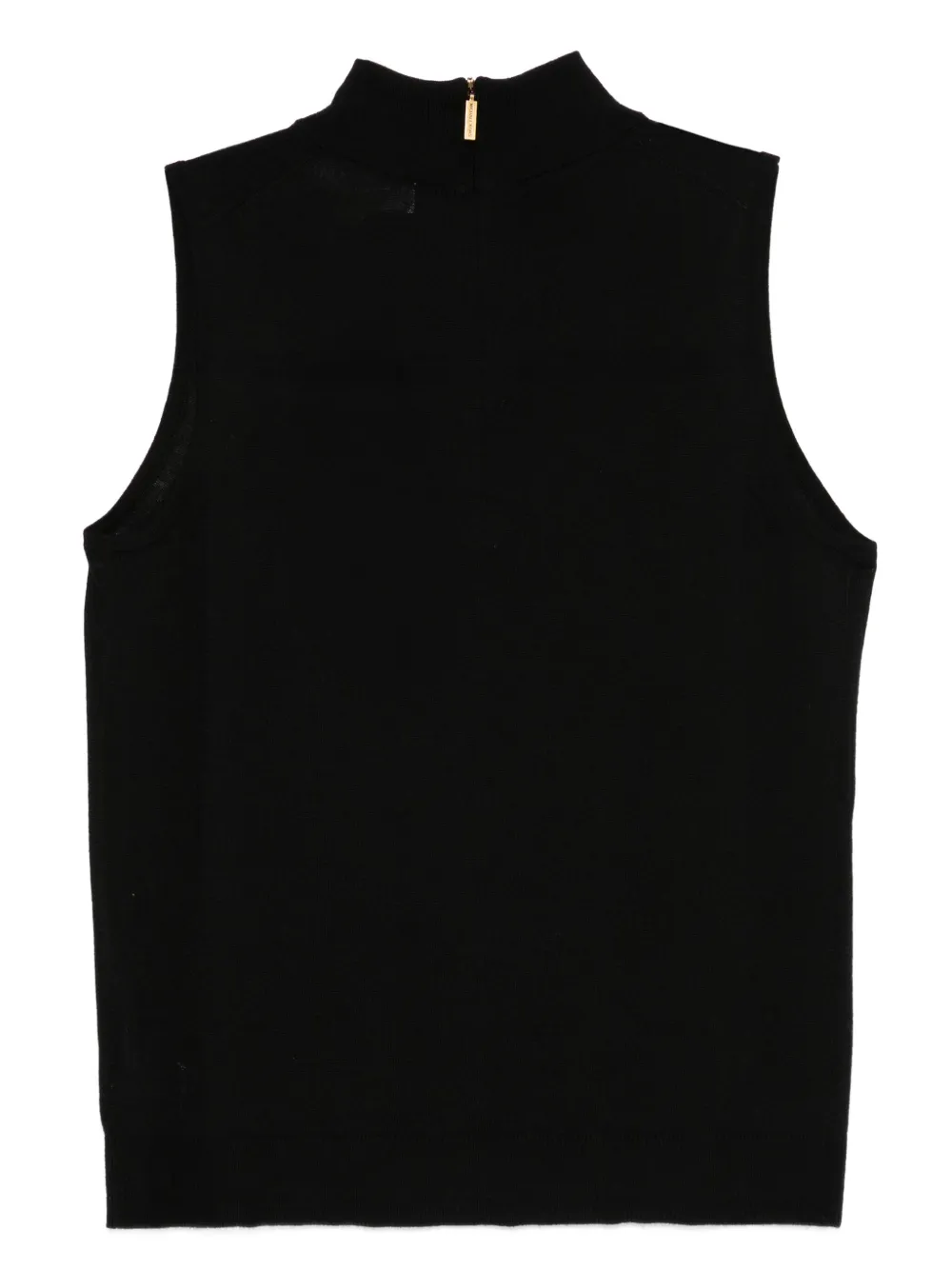Michael Kors high-neck sleeveless top Zwart