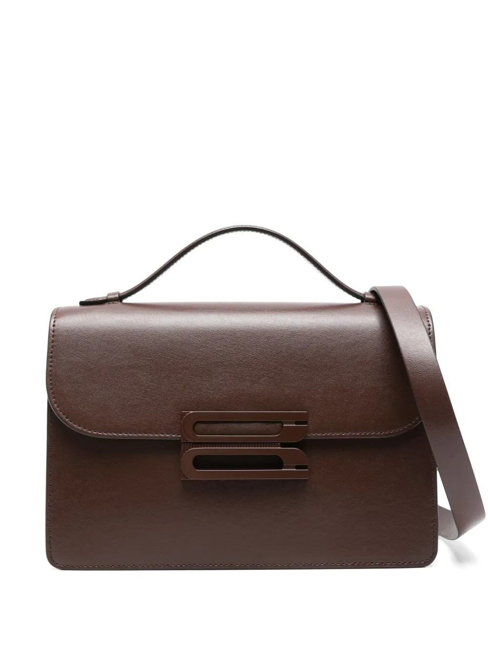 Victoria Beckham Dorian leather shoulder bag Bruin