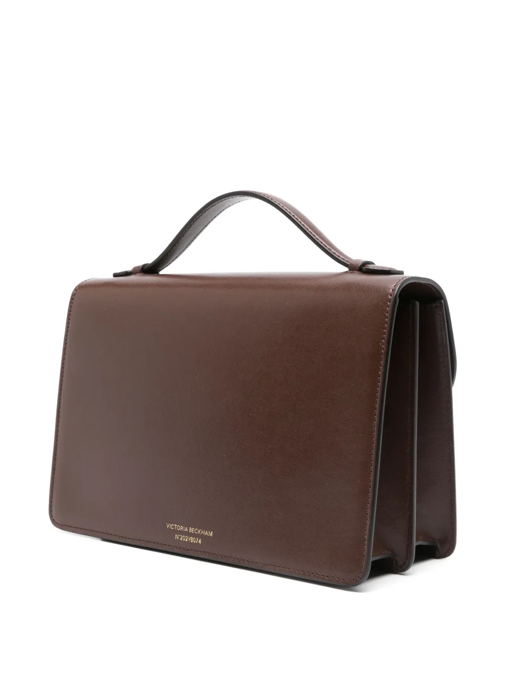 Victoria Beckham Dorian leren schoudertas Bruin