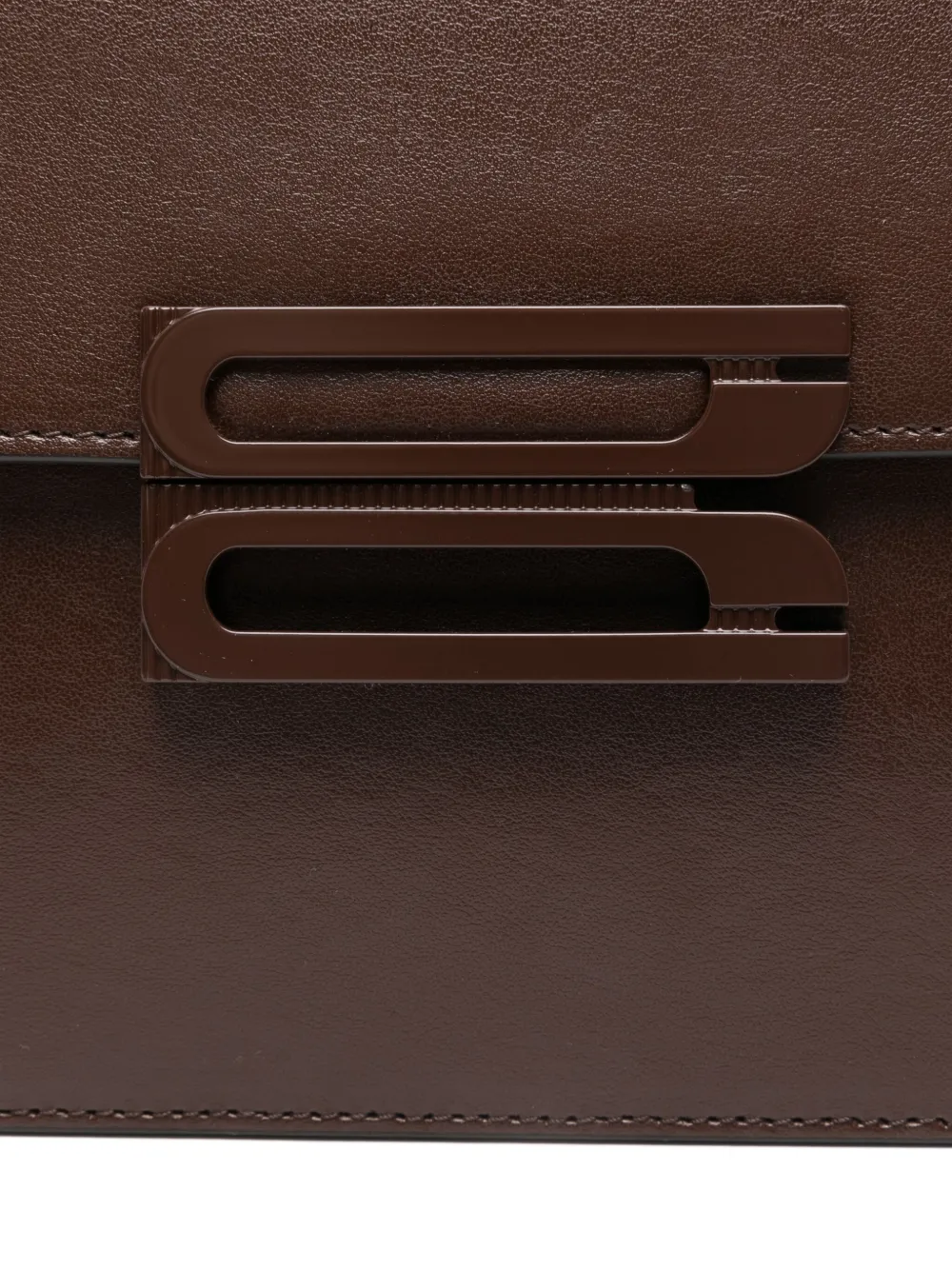 Victoria Beckham Dorian leren schoudertas Bruin