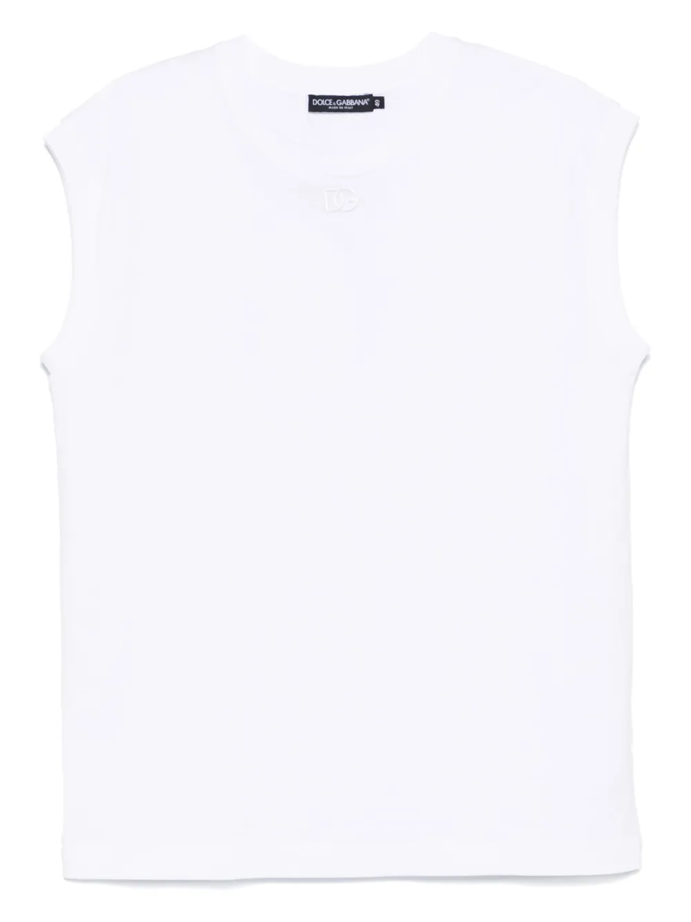 Dolce & Gabbana Top met ronde hals Wit