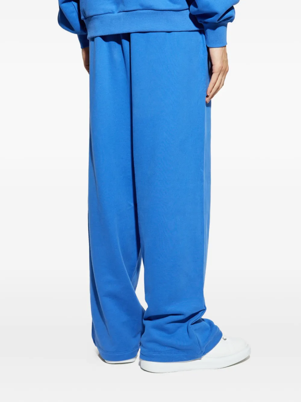Pangaia elasticated-waist track pants Blauw