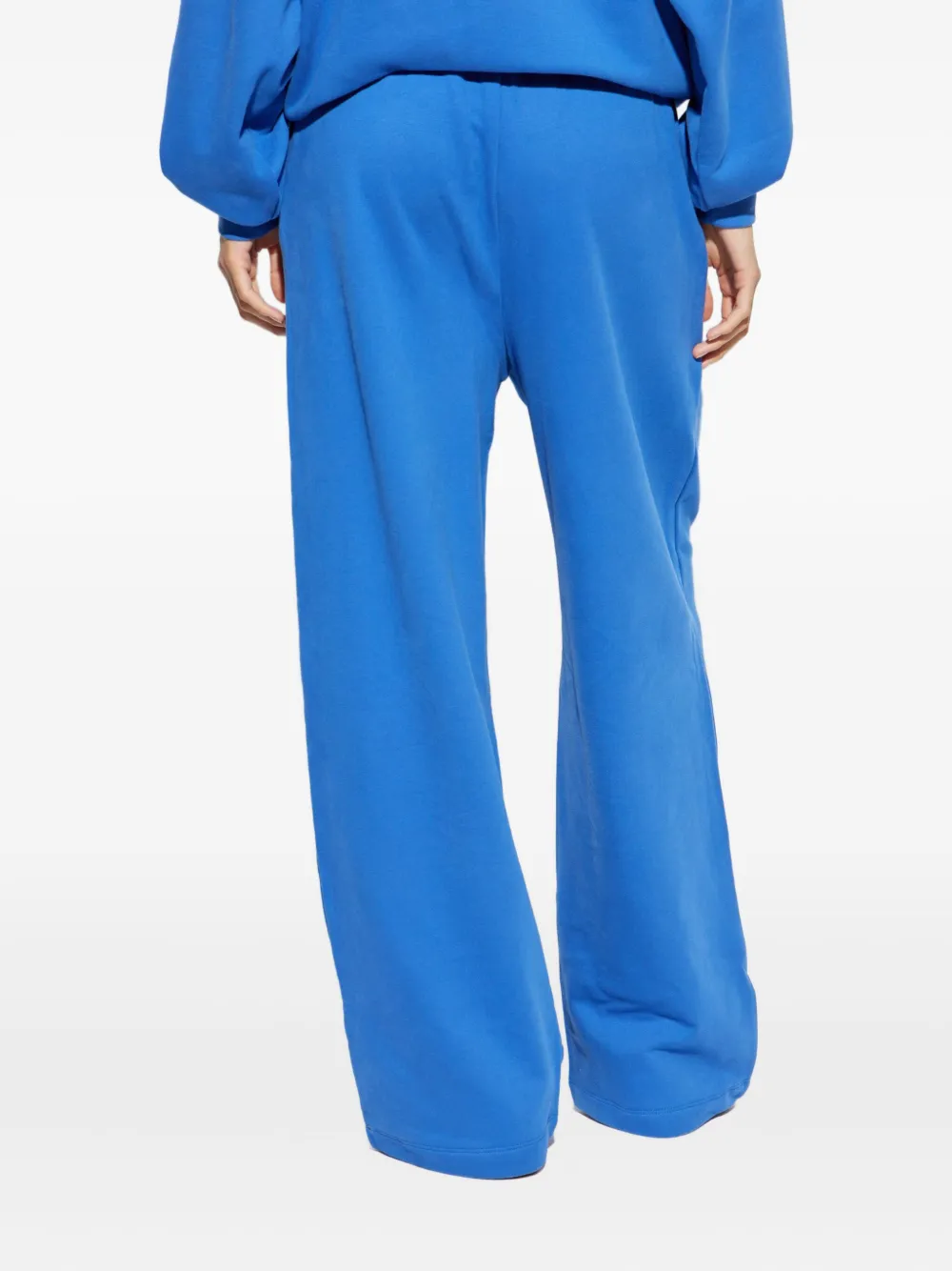 Pangaia elasticated-waist track pants Blauw