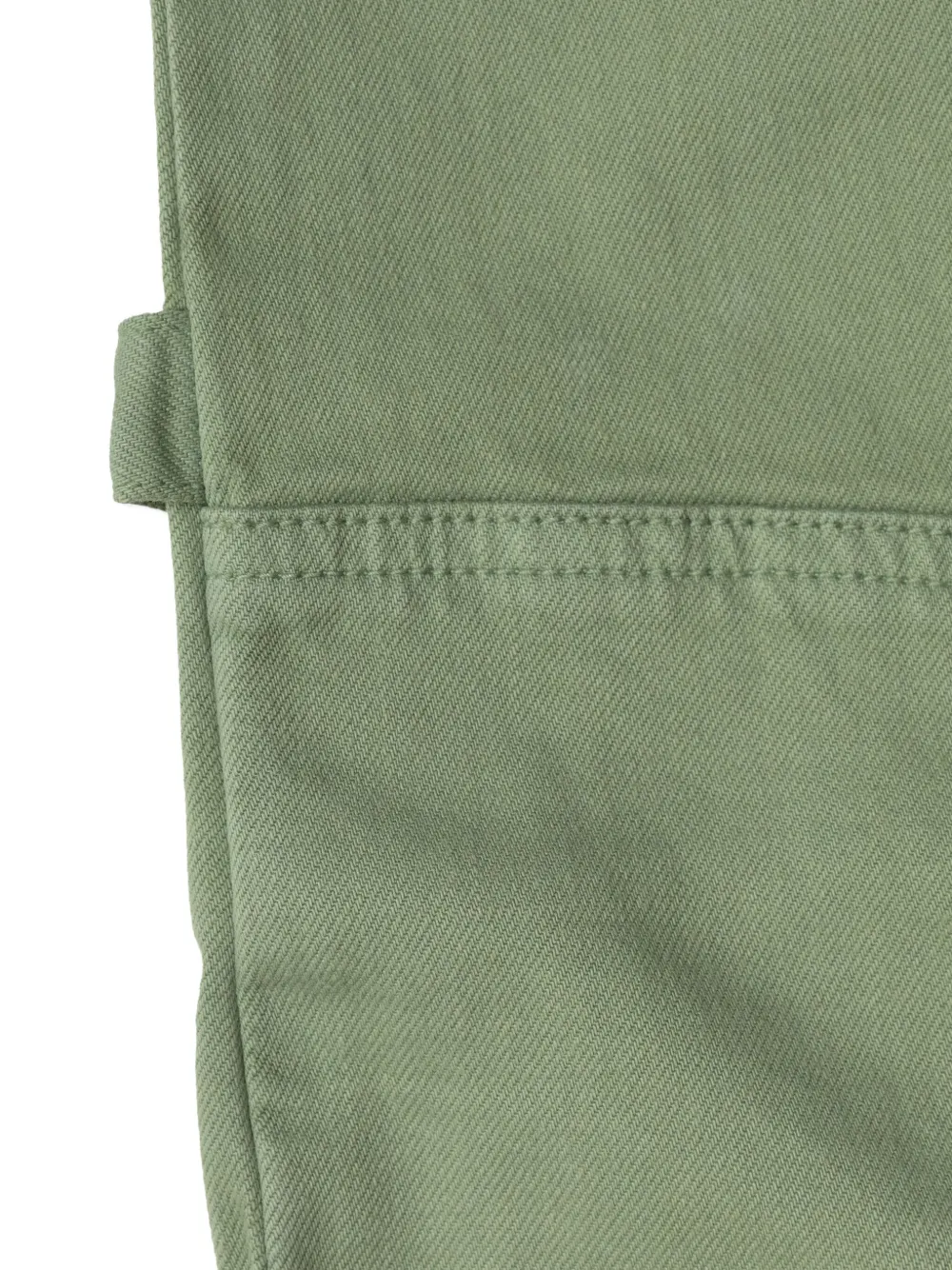 Stella McCartney Kids cartoon-patch utility trousers Groen