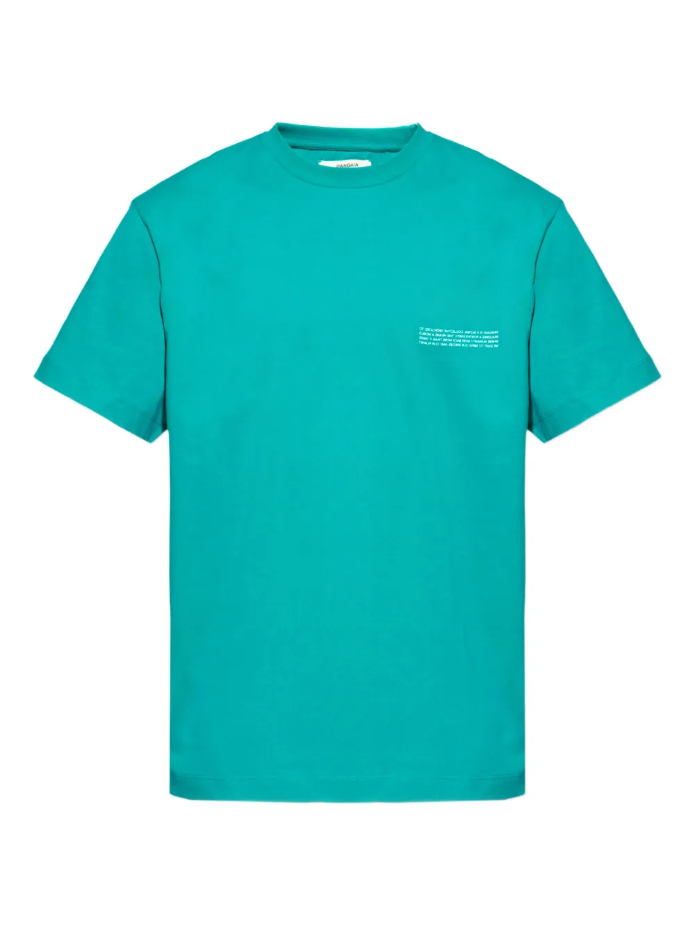 Pangaia camiseta de algodón orgánico con cuello redondo | verde | Image 1