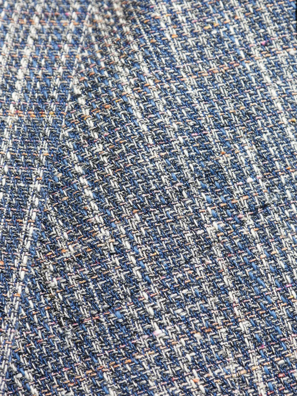 ETRO Tweed blazer Blauw