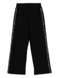 Balmain Kids side-stripe track pants - Black