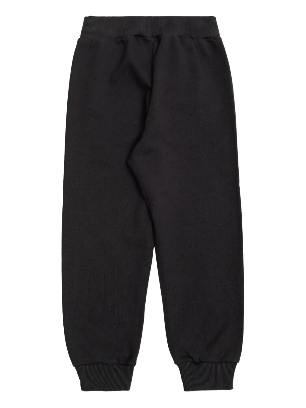 Balmain Kids logo-patch track pants Zwart
