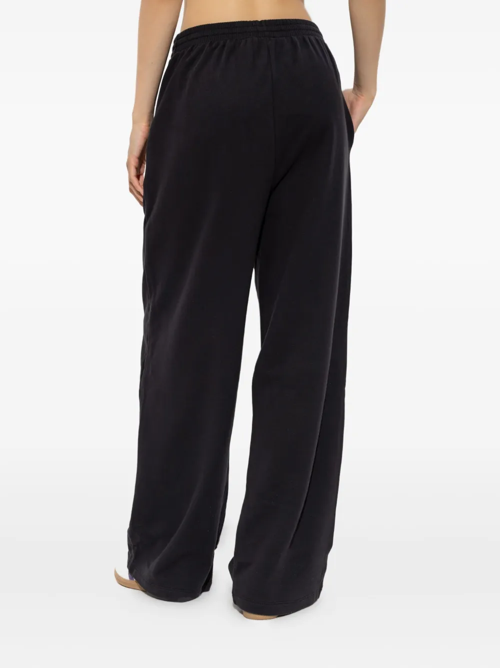 Pangaia elasticated-waistband track pants Zwart
