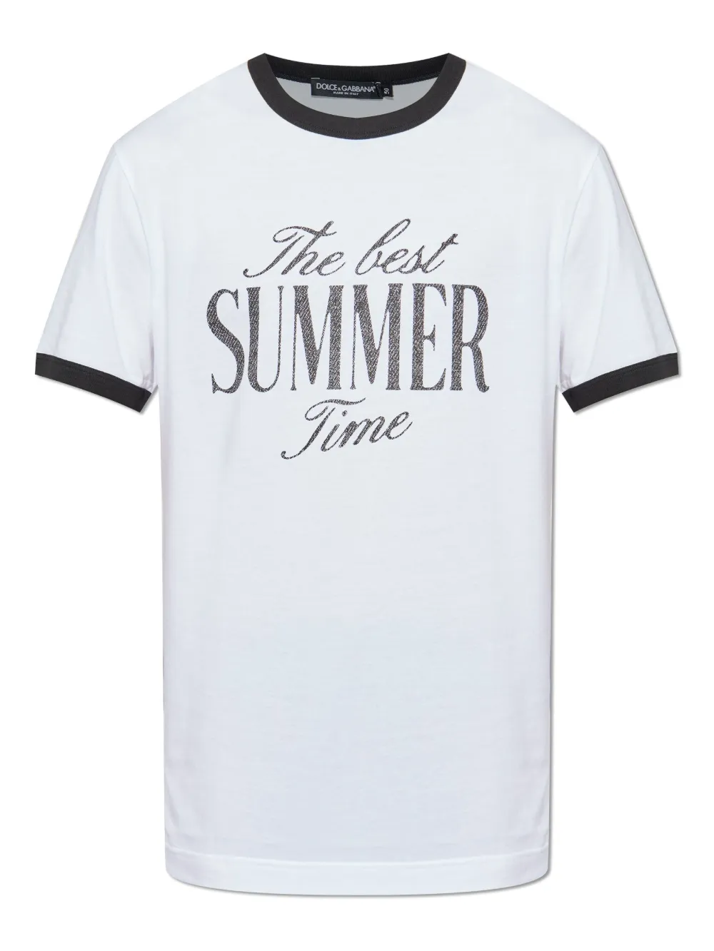 Dolce & Gabbana T-shirt met print Wit