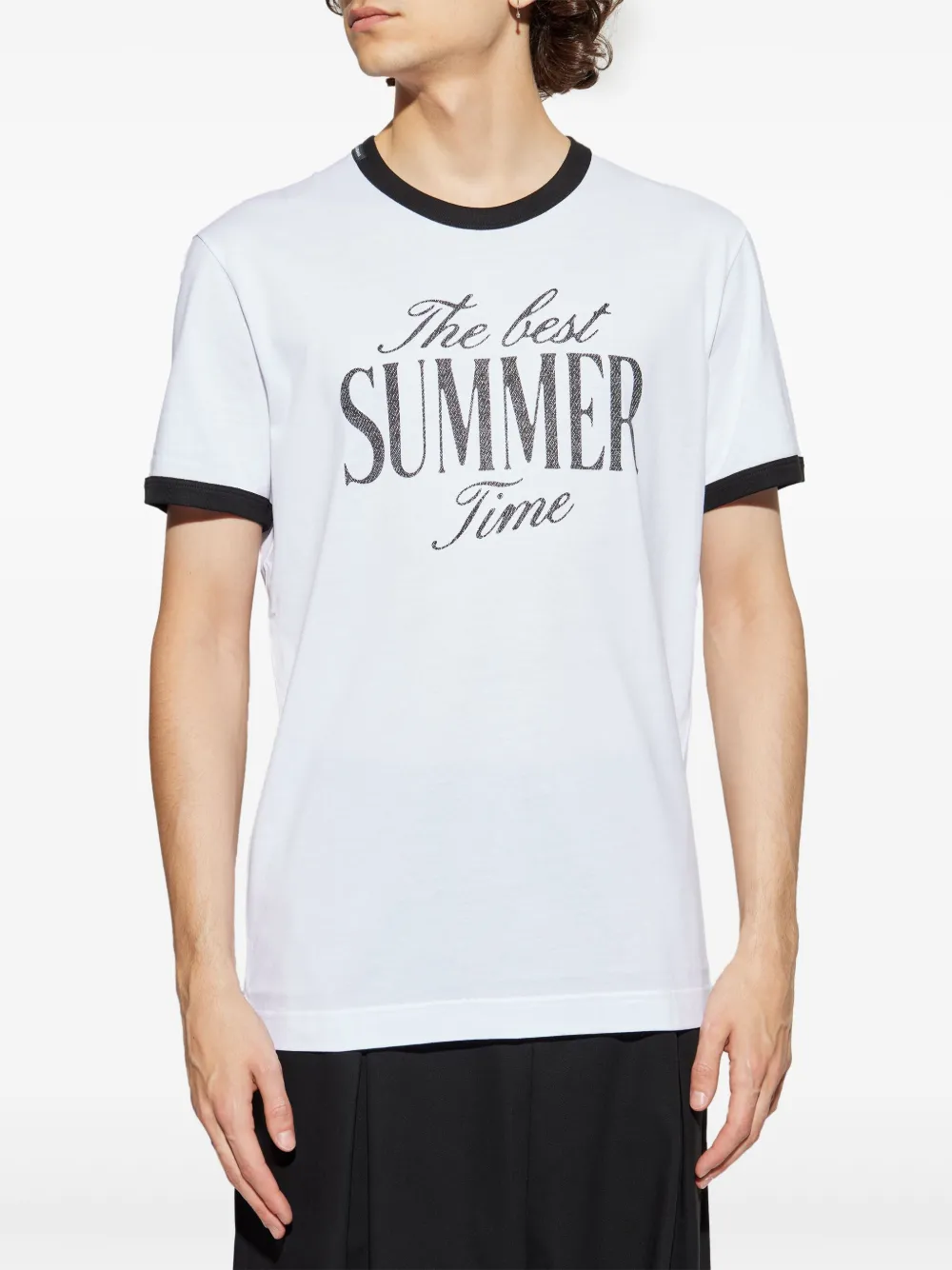 Dolce & Gabbana T-shirt met print Wit