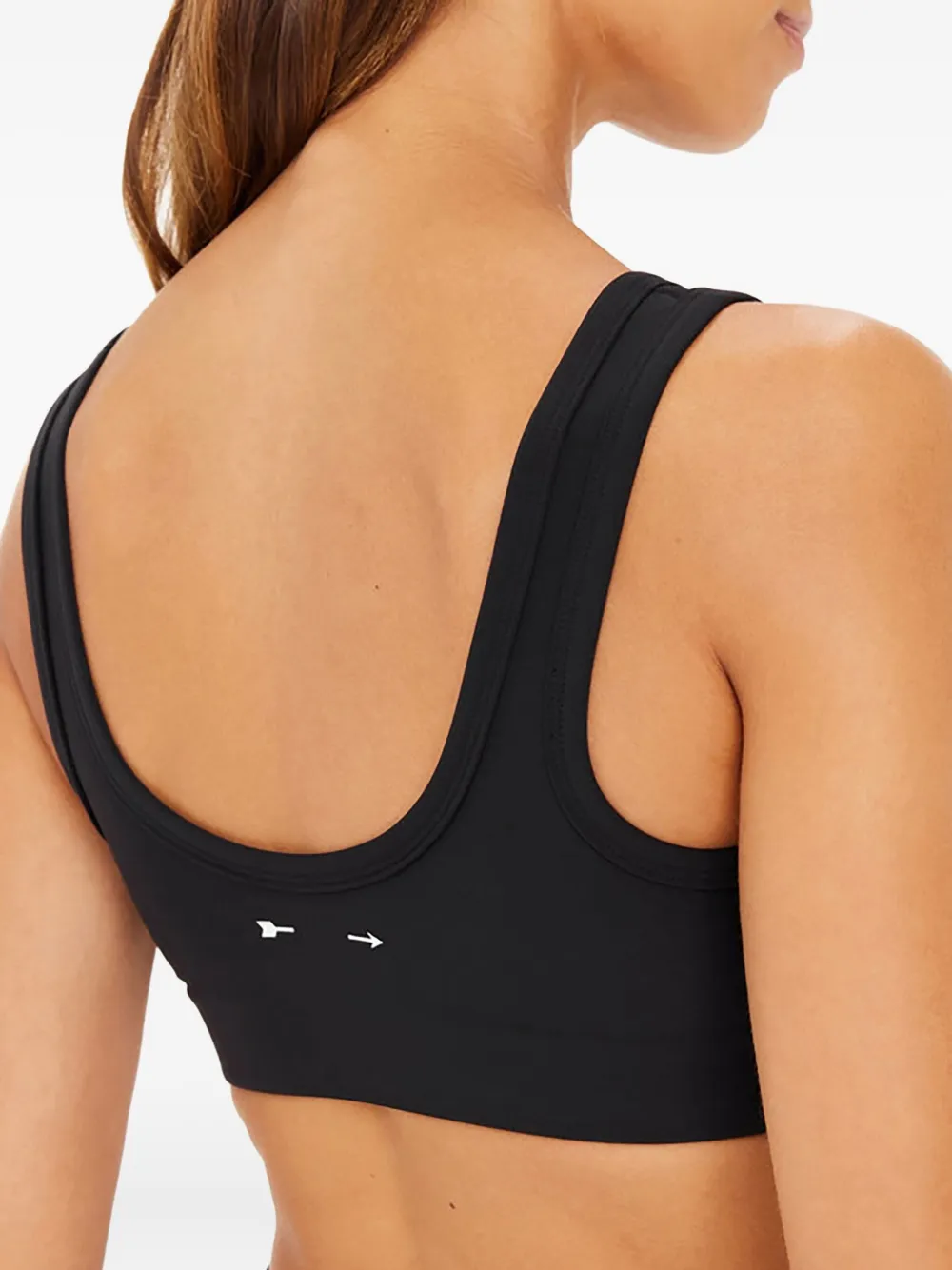 The Upside Sport-bh met boothals Zwart