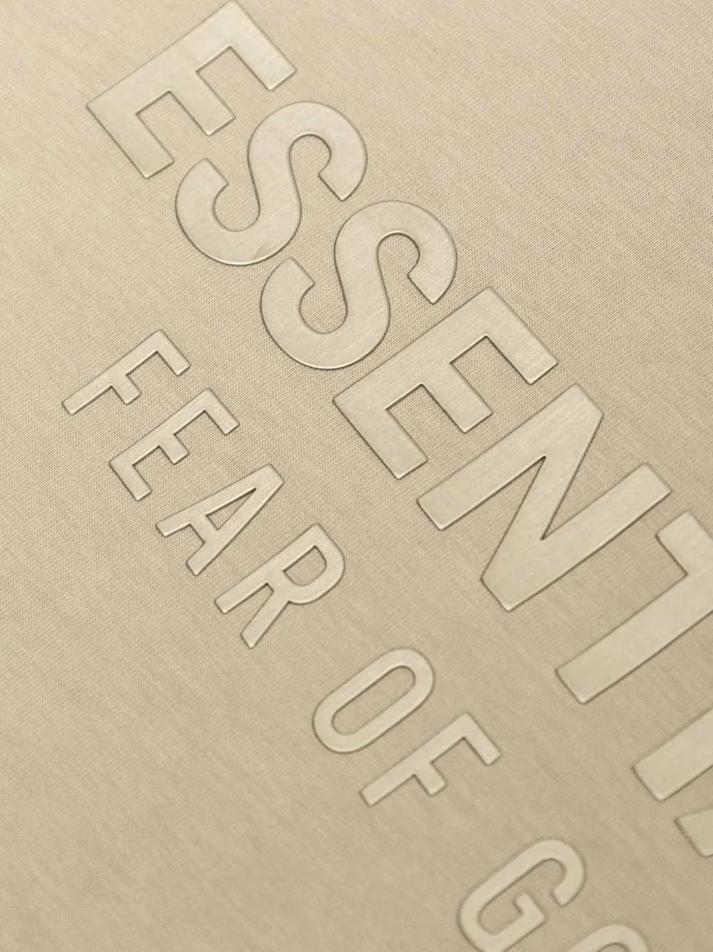FEAR OF GOD ESSENTIALS KIDS Top met logopatch Beige