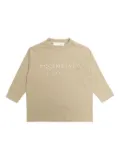 FEAR OF GOD ESSENTIALS KIDS logo-appliqué long-sleeve top - Neutrals