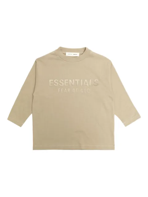 FEAR OF GOD ESSENTIALS KIDS logo-appliqué long-sleeve top