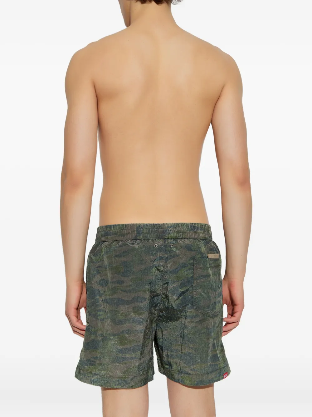 Diesel camouflage-print swim shorts Groen