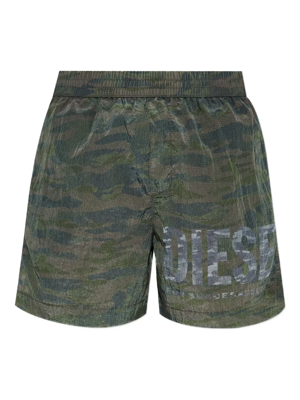 Diesel camouflage-print swim shorts Groen