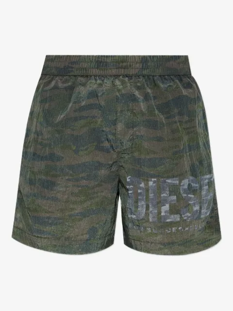 Diesel camouflage-print swim shorts