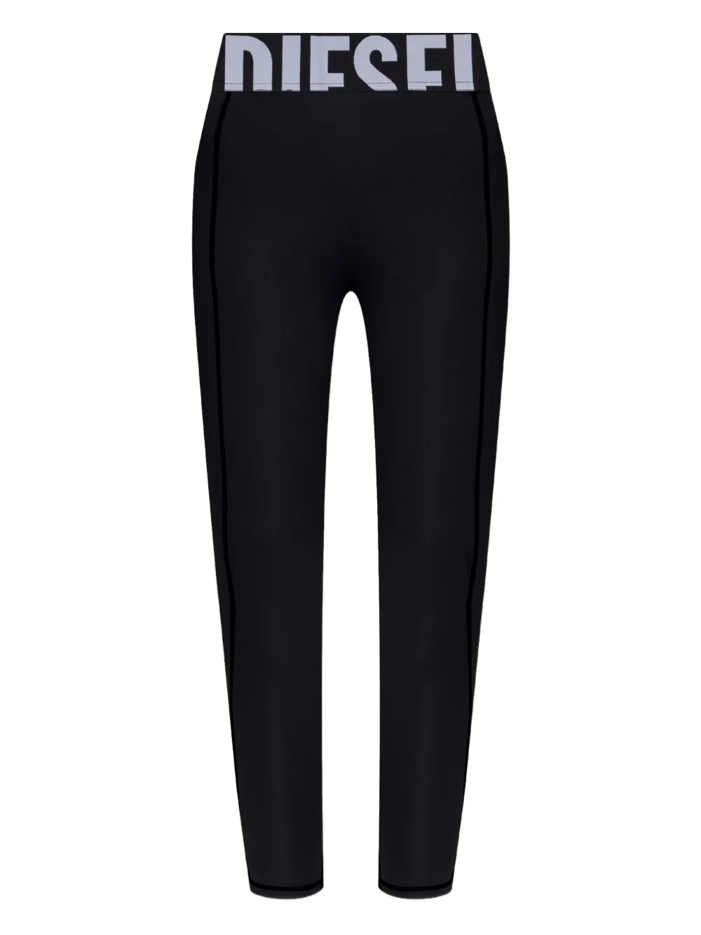 Diesel Adeline logo-waistband leggings Zwart
