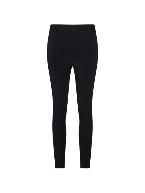 Diesel microfibre leggings with cut-off logo