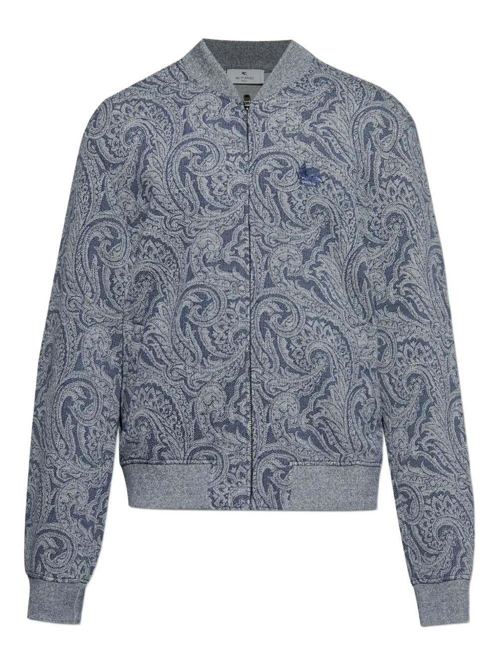 ETRO paisley-print bomber jacket Blauw