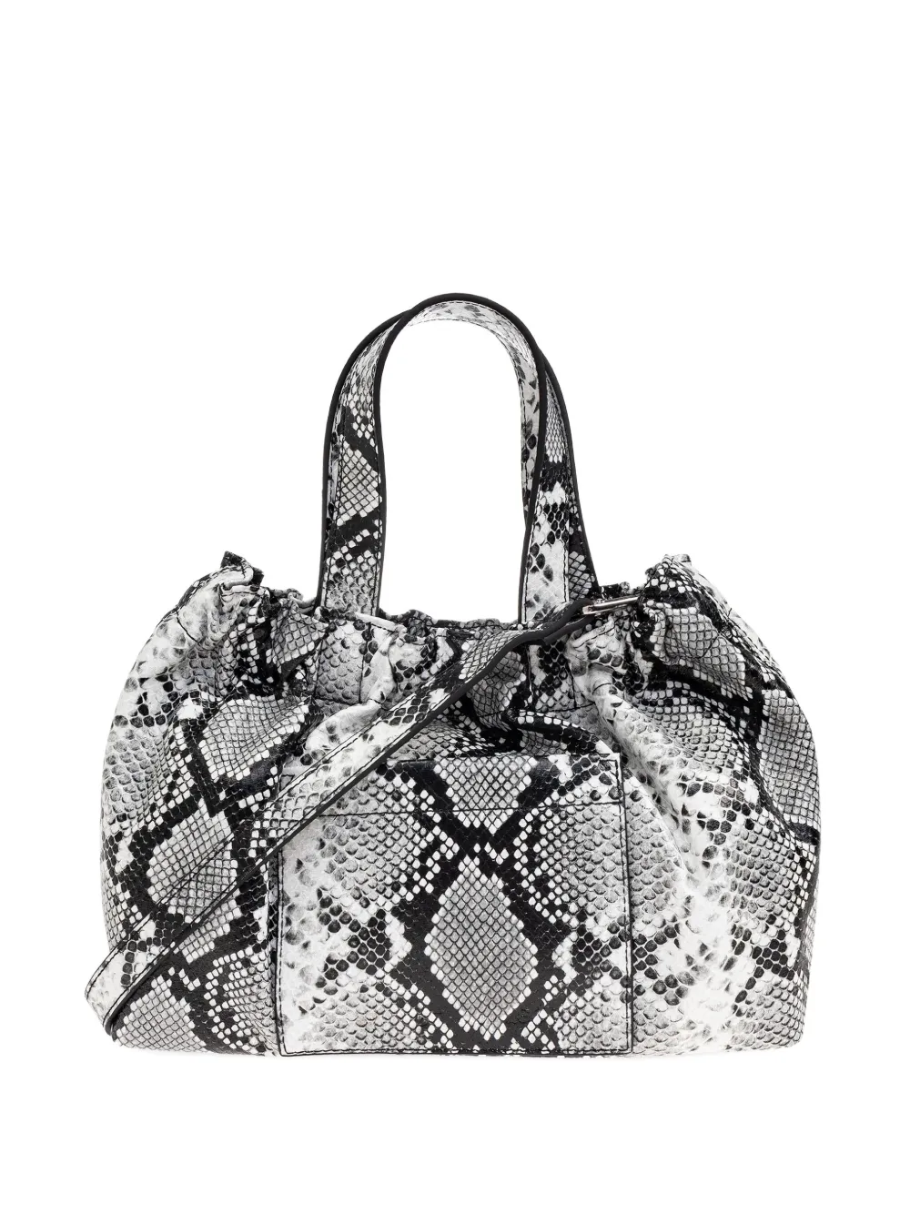 SAMSOE SAMSOE midi Saemmi snakeskin-effect tote bag | Grey | Image 1
