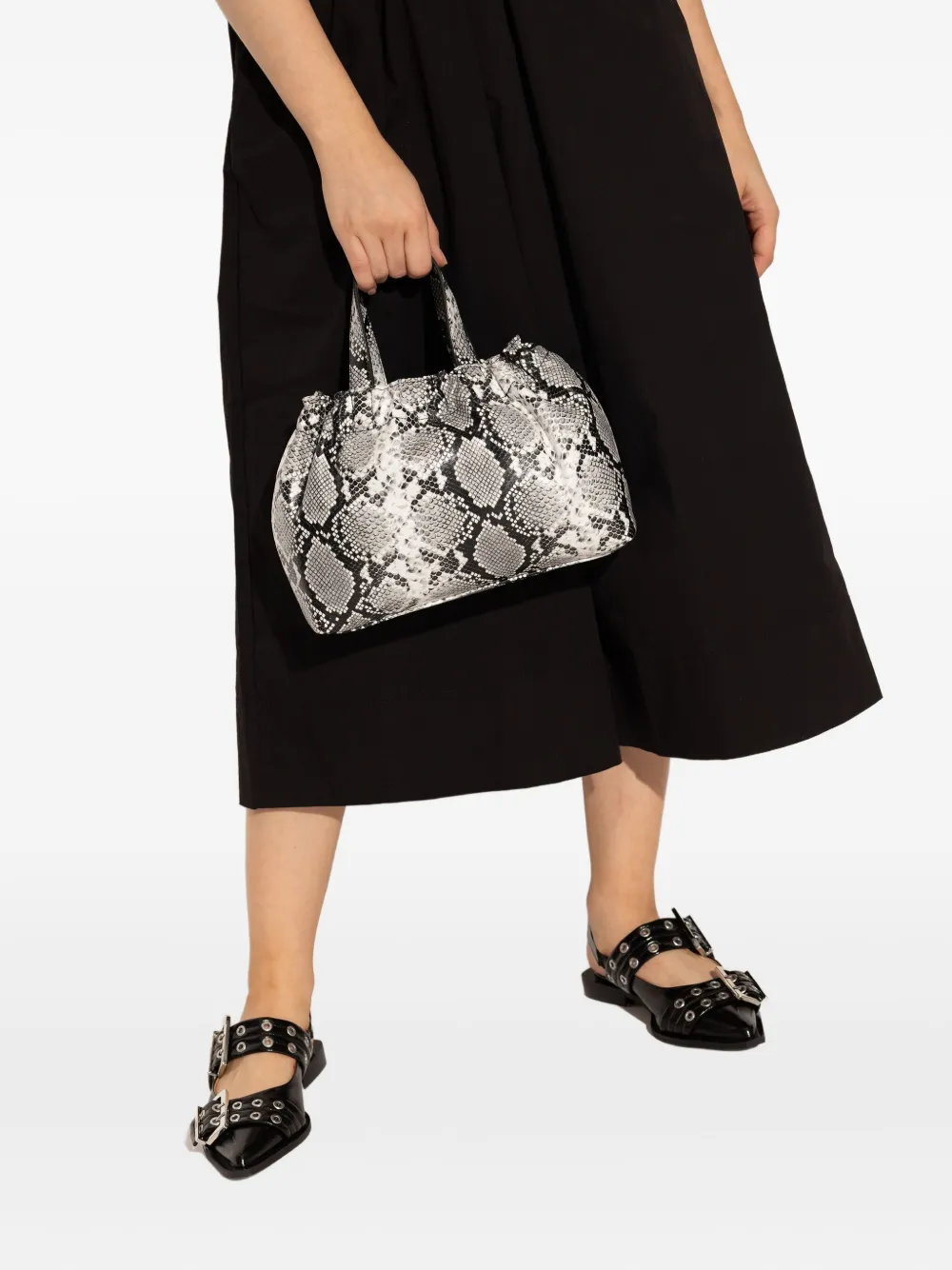 SAMSOE SAMSOE midi Saemmi snakeskin-effect tote bag | Image 2