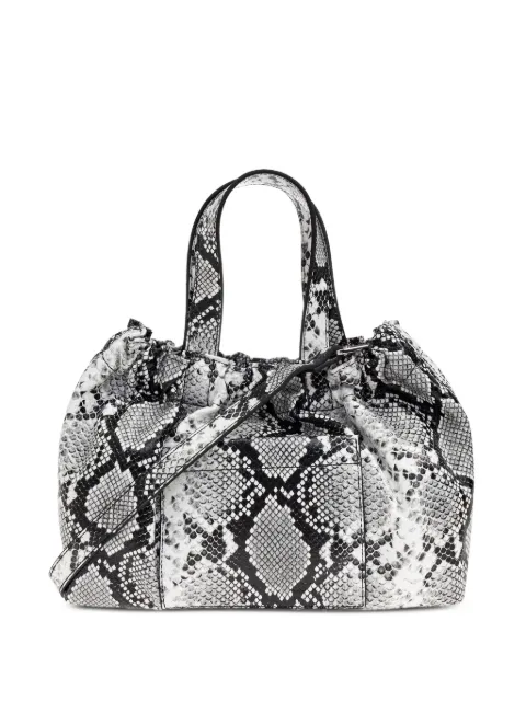 SAMSOE SAMSOE midi Saemmi snakeskin-effect tote bag