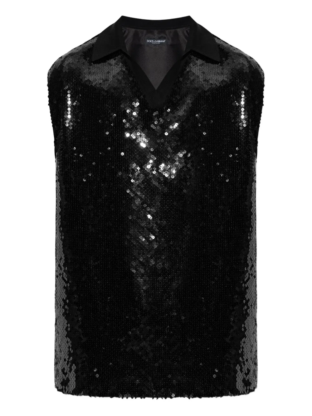 Dolce & Gabbana sequin-embellished top | Black | Image 1