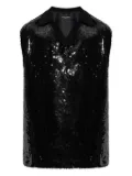 Dolce & Gabbana sequin-embellished top - Black
