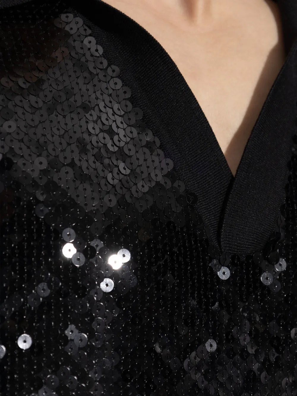 Dolce & Gabbana Top verfraaid met pailletten Zwart