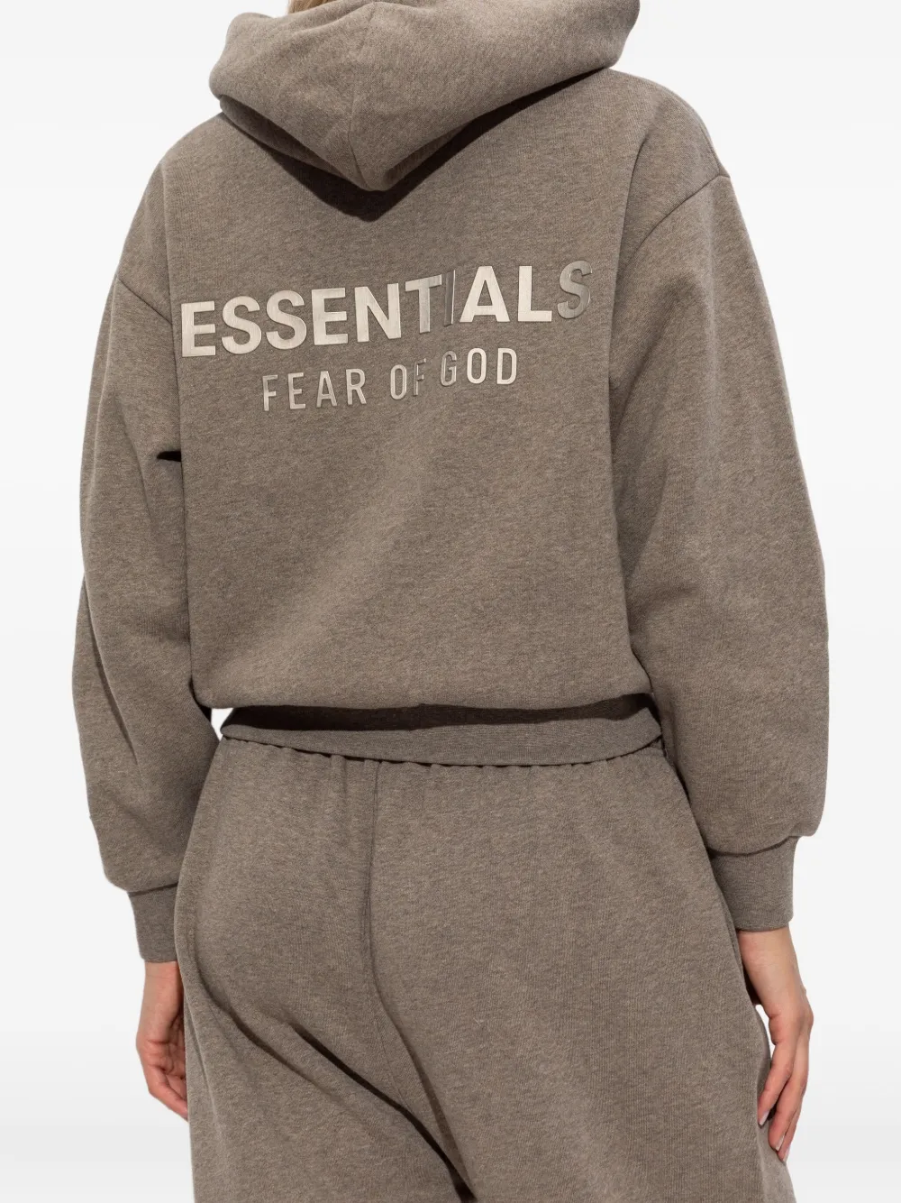 FEAR OF GOD ESSENTIALS Hoodie met capuchon Bruin